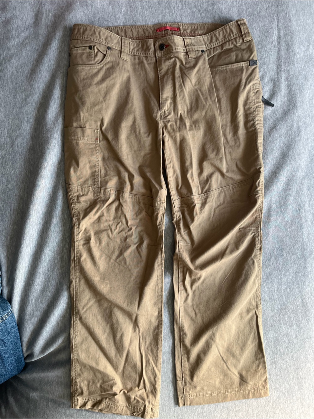 L.L. Bean Men's Tan Cargo Pants